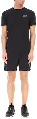 EMPORIO ARMANI EA7 Logo Print Black Casual Sportswear Set. 8NPV01-PN2CZ-1200 Lookbook EMPORIO ARMANI EA7 Logo Print Black Casual Sportswear Set. 8NPV01-PN2CZ-1200