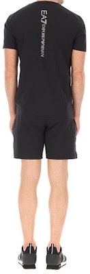EMPORIO ARMANI EA7 Logo Print Black Casual Sportswear Set. 8NPV01-PN2CZ-1200 Shop EMPORIO ARMANI EA7 Logo Print Black Casual Sportswear Set. 8NPV01-PN2CZ-1200