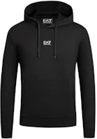 Emporio Armani EA7 Logo Print Black Hoodie FW24 8NPM32-PJVRZ-1200 Emporio Armani EA7 Logo Print Black Hoodie FW24 8NPM32-PJVRZ-1200