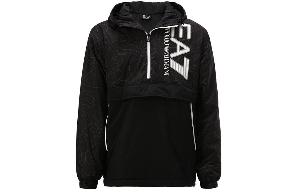 Emporio Armani EA7 Logo Print Casual Collar Jacket 6KPB10-PN84Z-2206