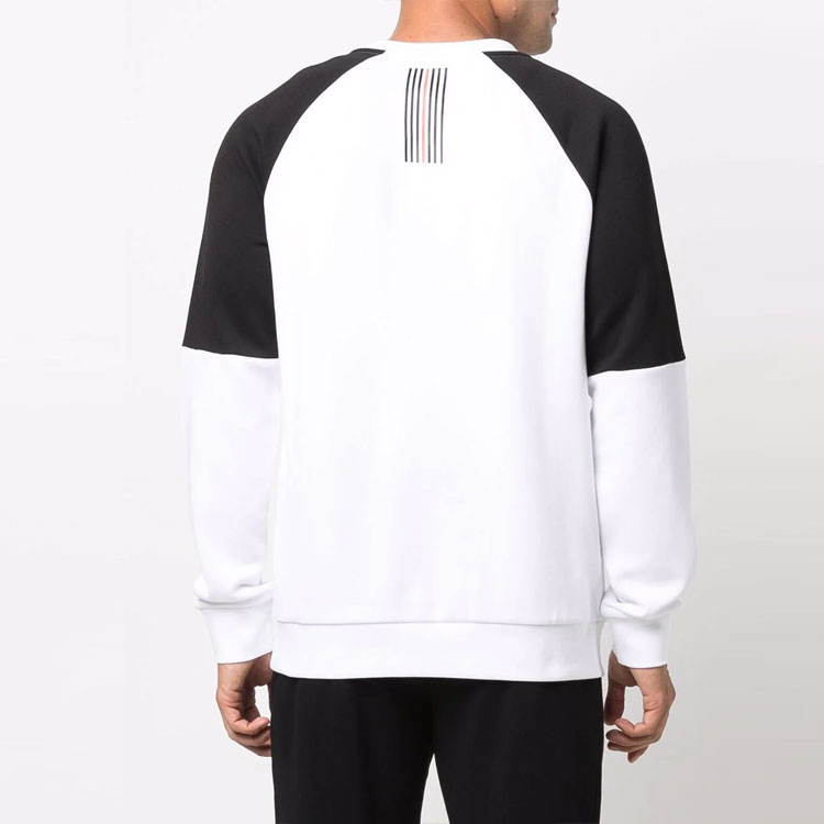 Purchase Emporio Armani EA7 男士拼色标志印花卫衣 - 白色 6KPM41-PJANZ-1100