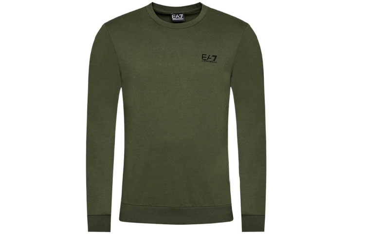 Emporio Armani EA7 Logo Print Crewneck Long-Sleeve Sweatshirt 8NPM52-PJ05Z-1852