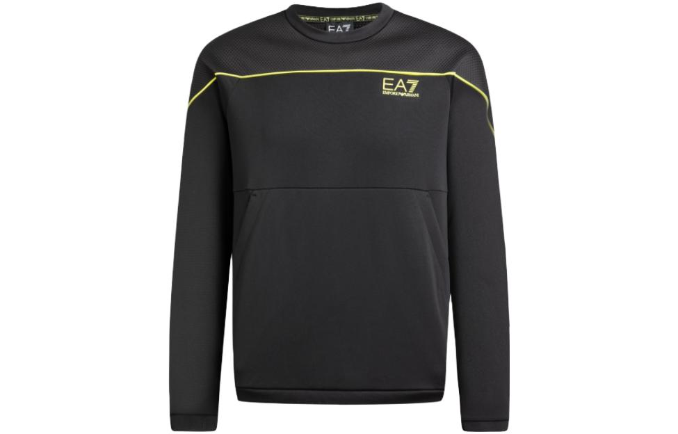 Emporio Armani EA7 Logo Print Crewneck Long Sleeve Sweatshirt 6KPM33-PJ16Z-1200