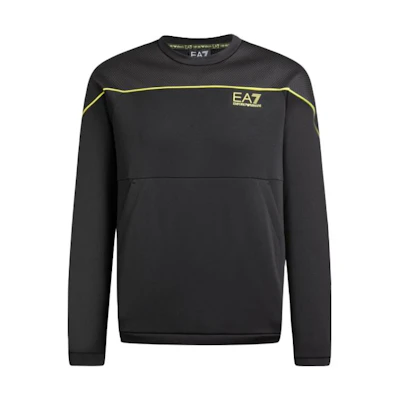 Emporio Armani EA7 Logo Print Crewneck Long Sleeve Sweatshirt 6KPM33-PJ16Z-1200
