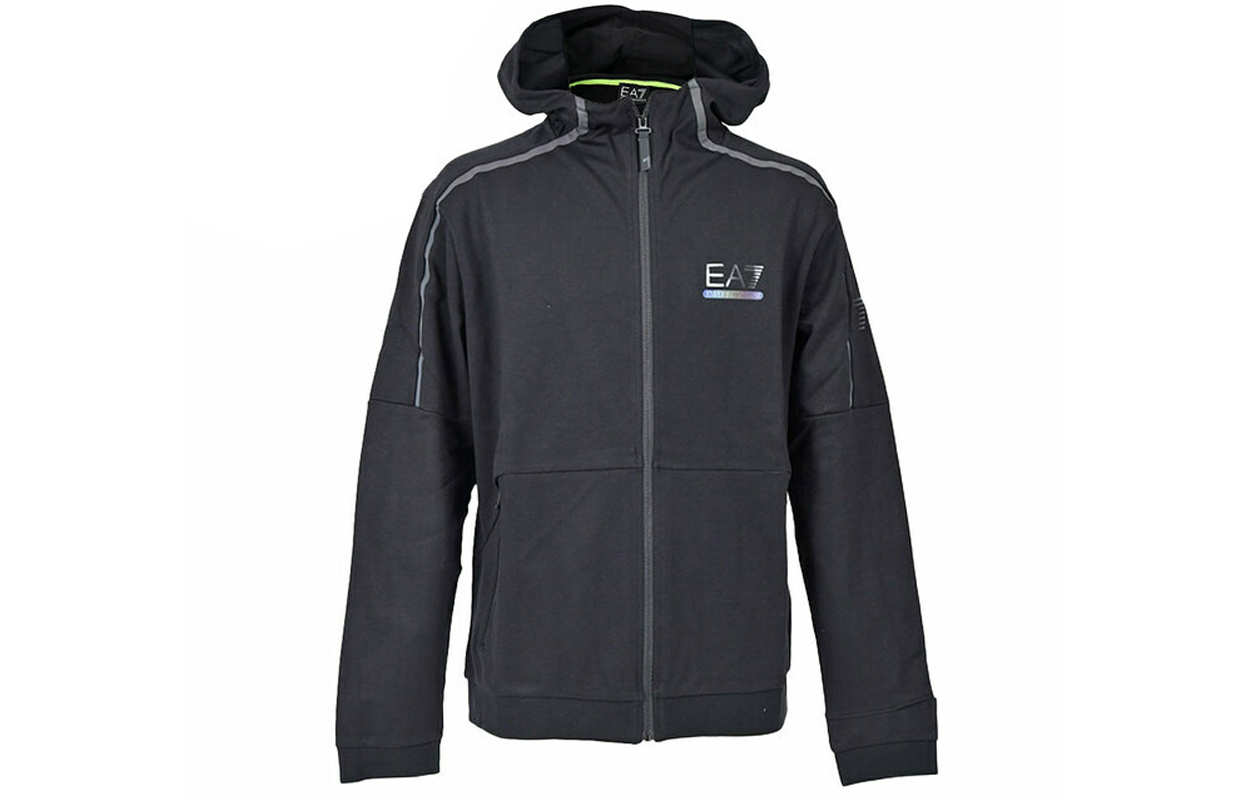 Emporio Armani EA7 Logo Print Hoodie 6LPM83-PJANZ-1200