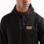 Purchase Emporio Armani EA7 Logo Hoodie Zip Lelaki Hitam SS24 8NPM13-PJ05Z-0208