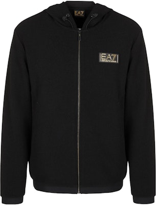 EMPORIO ARMANI EA7 Logo Print Hoodie Jacket Black 6RPM69-PJG1Z-1200 Buy EMPORIO ARMANI EA7 Logo Print Hoodie Jacket Black 6RPM69-PJG1Z-1200