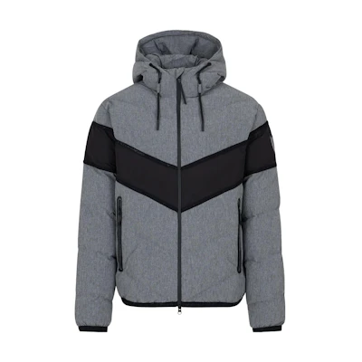 Emporio Armani EA7 Logo Print Hoodie Long Sleeve Cotton Jacket for Men. 6RPB06-PN1BZ-1977