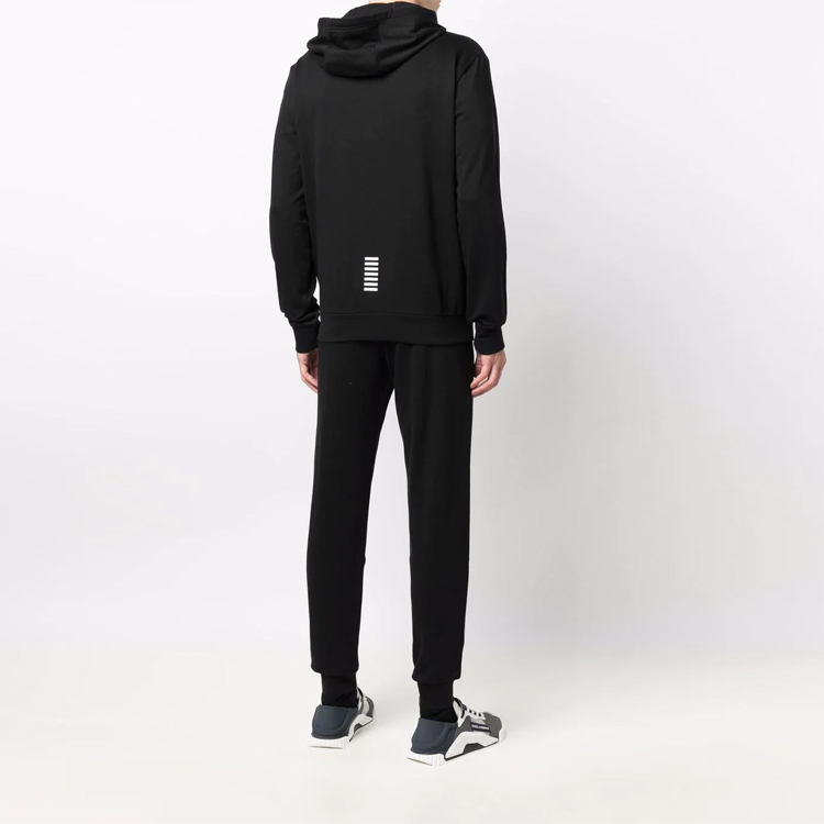 EMPORIO ARMANI EA7 Logo Print Hoodie Tracksuit - Black. 8NPV81-PJ05Z-1200 圖 4