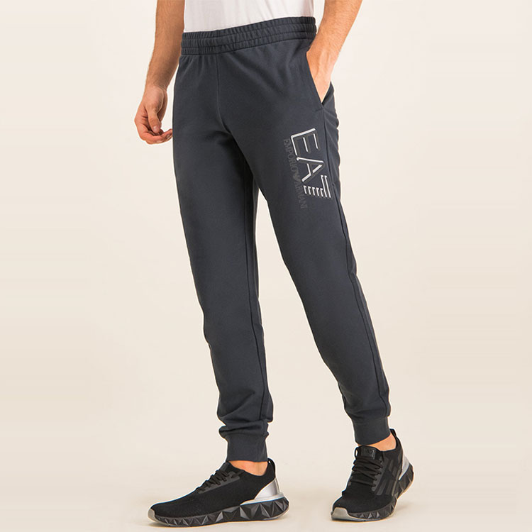 Details for Emporio Armani EA7 Logo Print Jogger Sweatpants Night Blue 3HPP53-PJ05Z-1578