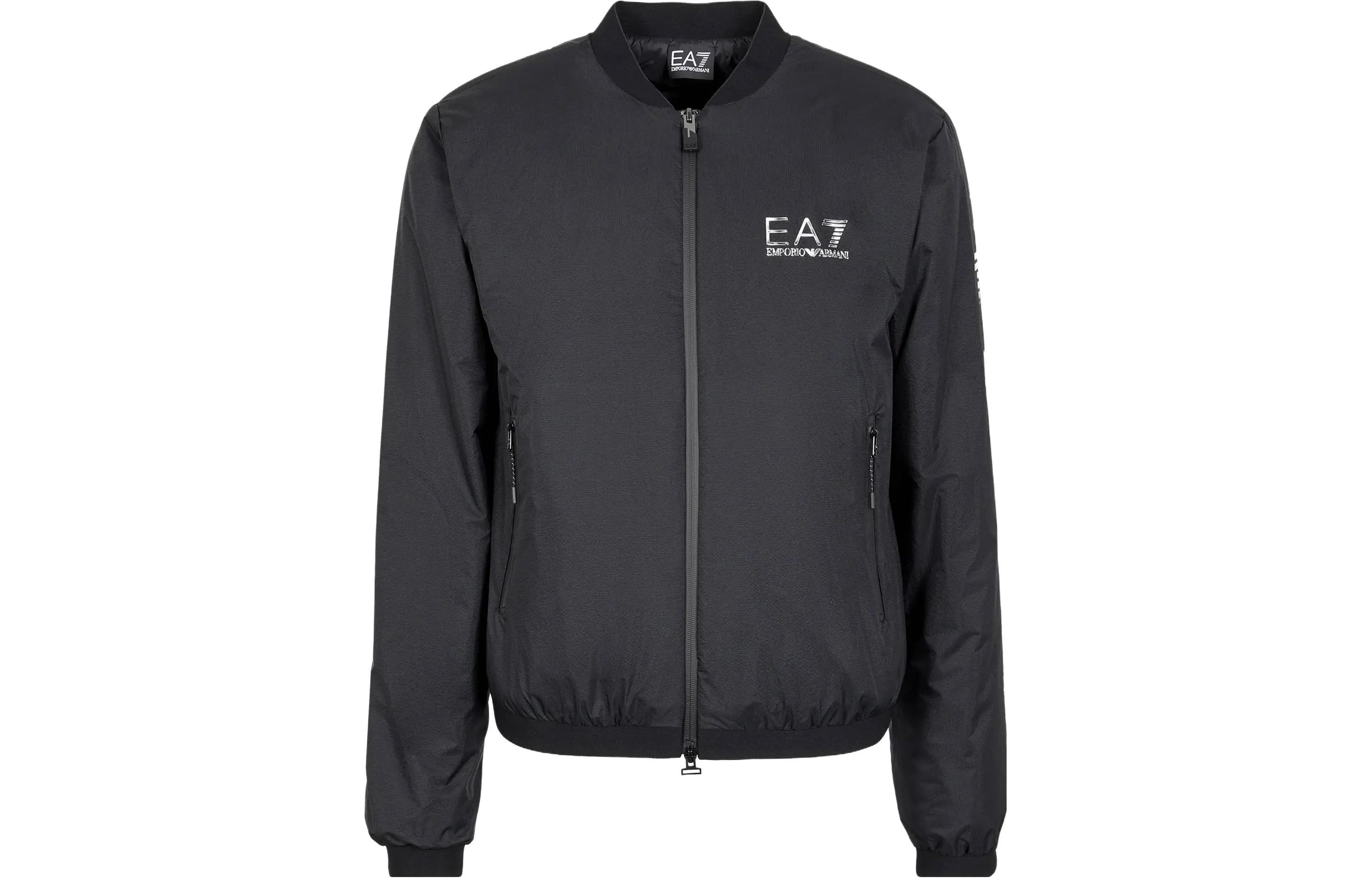 EMPORIO ARMANI EA7 Logo Print Long Sleeve Jacket for Men - Black. 6RPB12-PN4UZ-1200 圖 2