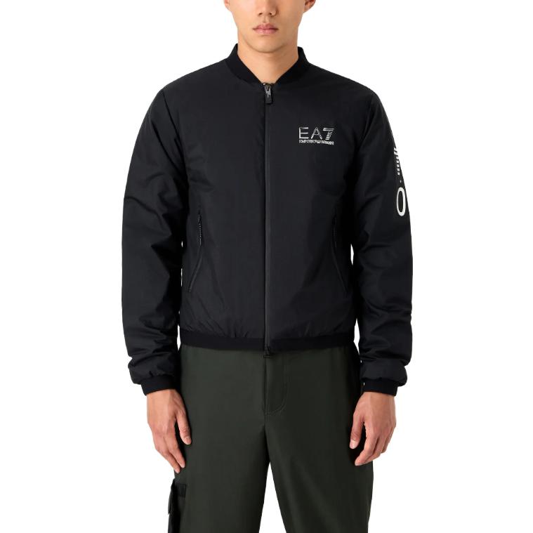 EMPORIO ARMANI EA7 Logo Print Long Sleeve Jacket for Men - Black. 6RPB12-PN4UZ-1200 圖 4