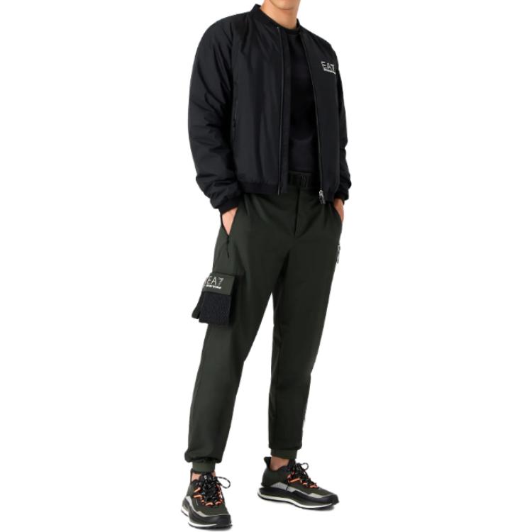 EMPORIO ARMANI EA7 Logo Print Long Sleeve Jacket for Men - Black. 6RPB12-PN4UZ-1200 圖 5