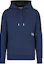 Buy Emporio Armani EA7 Hoodie Navy Blue Lengan Panjang dengan Cetakan Logo 3DPM57-PJEQZ-0554