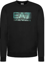 Emporio Armani EA7 Logo Print Pullover Crewneck Sweatshirt Black - SS22 6LPM60-PJ05Z-1200 Emporio Armani EA7 Logo Print Pullover Crewneck Sweatshirt Black - SS22 6LPM60-PJ05Z-1200