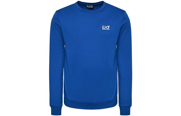 Emporio Armani EA7 Logo Print Sweatshirt Blue - 8NPM52-PJ05Z-1570