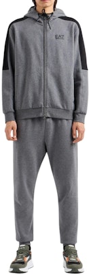 エンポリオアルマーニ EA7 ロゴプリント トラックスーツ フーディー&ジョガー メンズ ダークグレー 6DPV66-PJVTZ-3925 Lookbook エンポリオアルマーニ EA7 ロゴプリント トラックスーツ フーディー&ジョガー メンズ ダークグレー 6DPV66-PJVTZ-3925