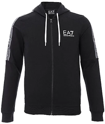 Emporio Armani EA7 Hoodie Logo Hitam Jaket Olahraga Kasual dengan Resleting 3HPM24-PJ05Z-1200 Buy Emporio Armani EA7 Hoodie Logo Hitam Jaket Olahraga Kasual dengan Resleting 3HPM24-PJ05Z-1200