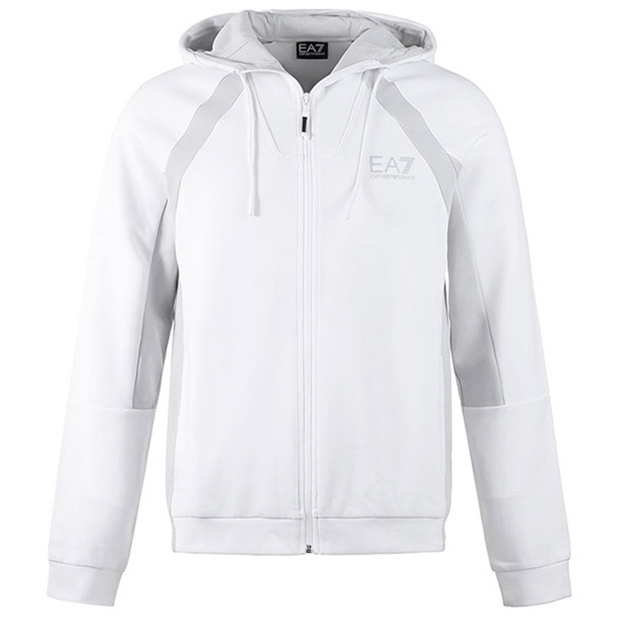 Emporio Armani EA7 Logo Print Zip-Up Hoodie Jacket 3RPM29-PJF3Z-1100