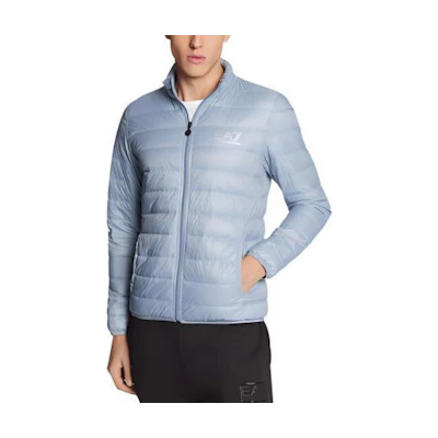 EMPORIO ARMANI EA7 Logo Print Zip Jacket Blue 8NPB01-PN29Z-1506