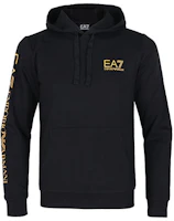 Emporio Armani EA7 Logo Printed Pullover Hoodie Men’s Black Casual Wear 8NPM18-PJ05Z-1203 Emporio Armani EA7 Logo Printed Pullover Hoodie Men’s Black Casual Wear 8NPM18-PJ05Z-1203