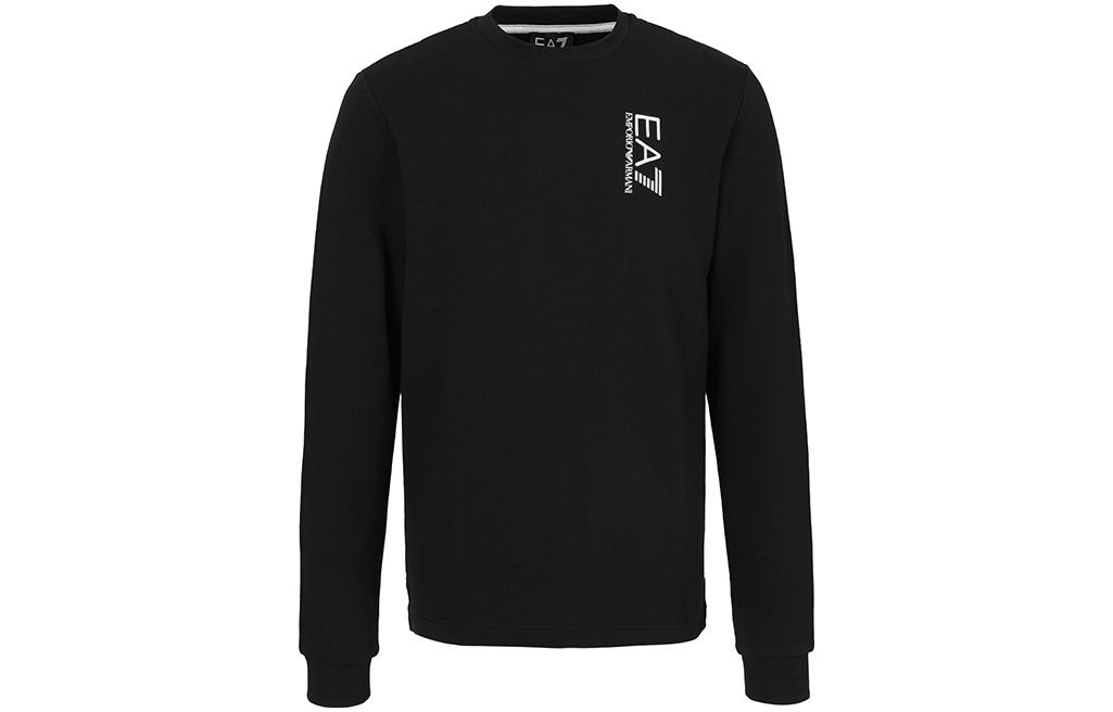 Emporio Armani EA7 Logo Printed Sweatshirt Black 6LPM59-PJHDZ-10901