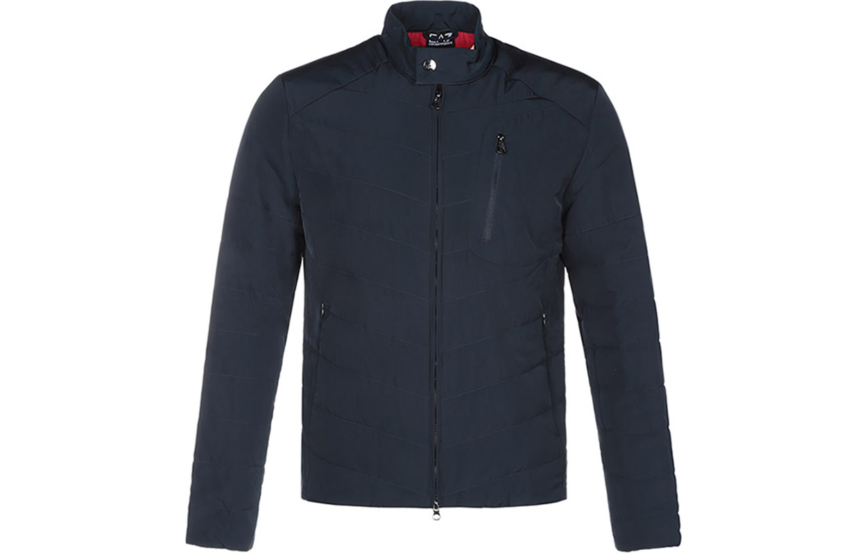 Emporio Armani EA7 Logo Quilted Jacket Night Blue () 8NPB05-PNN7Z-1578