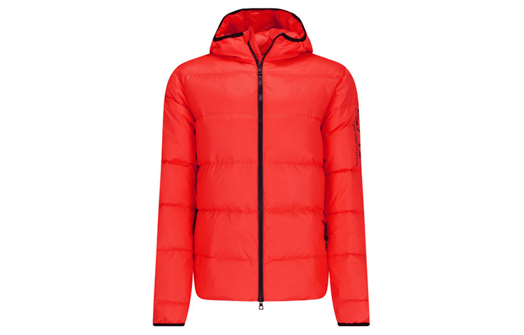 Emporio Armani EA7 Logo Sleeve Puffer Jacket Red - 6HPB53-PNR4Z-1451