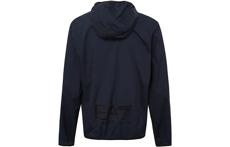 EMPORIO ARMANI EA7 Logo Zip-Up Hoodie Jacket Navy Blue for Men. 3GPB09-PNN8Z-01554 圖 3