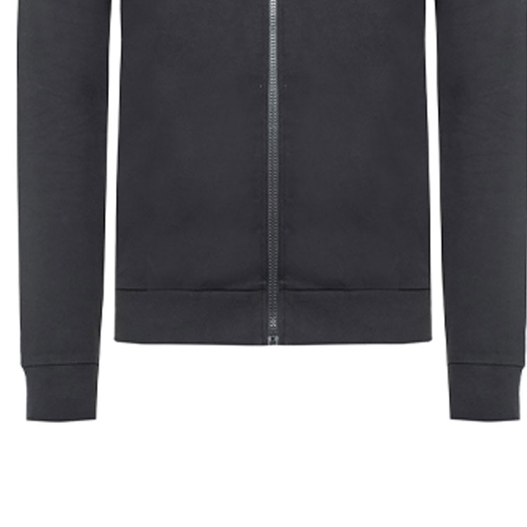 Sizing Emporio Armani EA7 標誌拉鍊連帽衣 黑色 時尚 8NPM03-PJ05Z-1200