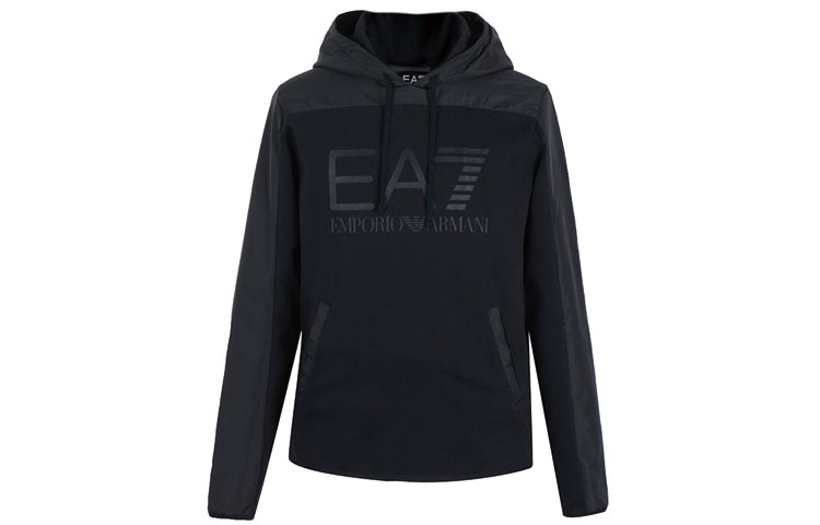 Emporio Armani EA7 Navy Blue Casual Long-Sleeve Hoodie 6XPMA7-PJ31Z-1578