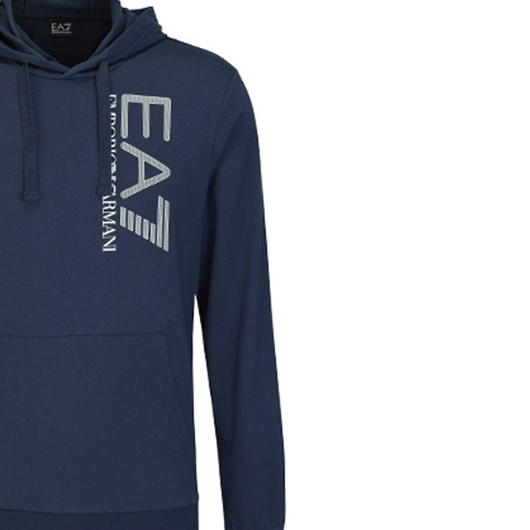Emporio Armani EA7 Navy Blue Hoodie with Letter Print. 3KPMC2-PJ7BZ-1554 圖 8