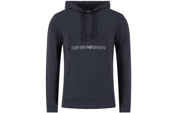 Emporio Armani EA7 Navy Blue Logo Hoodie 3HPM31-PJ05Z-1554