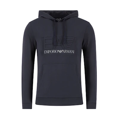 Emporio Armani EA7 Navy Blue Logo Hoodie 3HPM31-PJ05Z-1554
