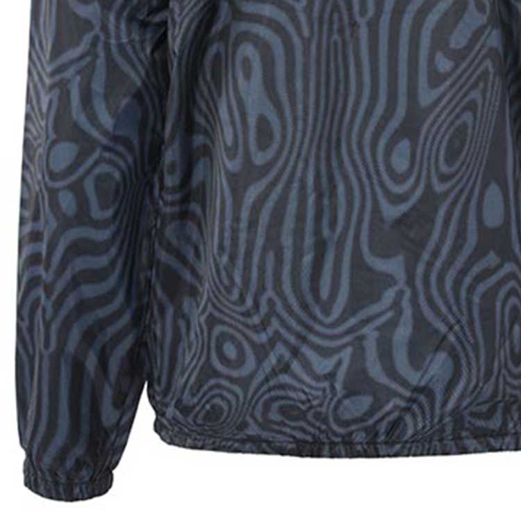 Details for Emporio Armani EA7 Jaket Hoodie Kasual Biru Tua dengan Logo Cetakan 3LPB11-PN2TZ-2502