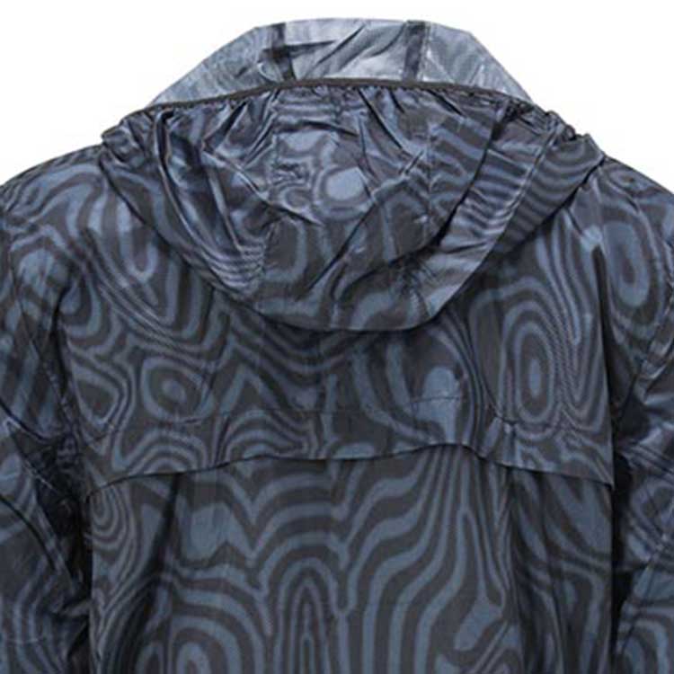 Sizing Emporio Armani EA7 Jaket Hoodie Kasual Biru Tua dengan Logo Cetakan 3LPB11-PN2TZ-2502