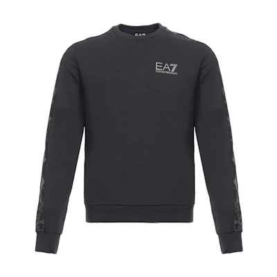 Emporio Armani EA7 Navy Blue Logo Print Crewneck Sweatshirt 6ZPM84-PJ07Z-1578