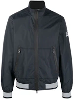 Emporio Armani EA7 Navy Blue Logo Print Zip-Up Jacket Men SS23 Collection 3RPB11-PN27Z-1578 Emporio Armani EA7 Navy Blue Logo Print Zip-Up Jacket Men SS23 Collection 3RPB11-PN27Z-1578