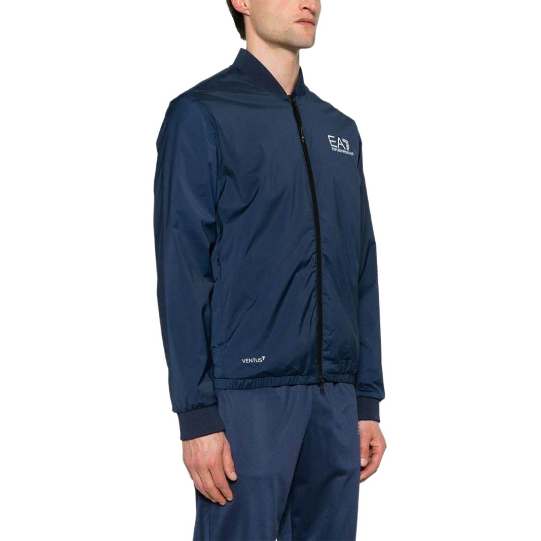 Purchase 安普里奥·阿玛尼EA7深蓝色拉链休闲夹克 SS24 3DPB13-PNFOZ-1554