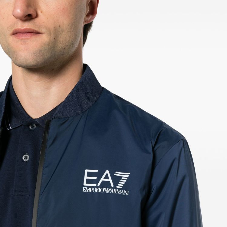 Details for 安普里奥·阿玛尼EA7深蓝色拉链休闲夹克 SS24 3DPB13-PNFOZ-1554