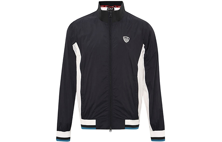 Emporio Armani EA7 Navy Casual Jacket with Contrasting Logo 3GPB20-PN84Z-1578