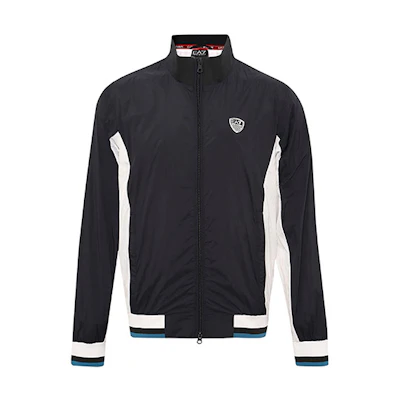 Emporio Armani EA7 Navy Casual Jacket with Contrasting Logo 3GPB20-PN84Z-1578
