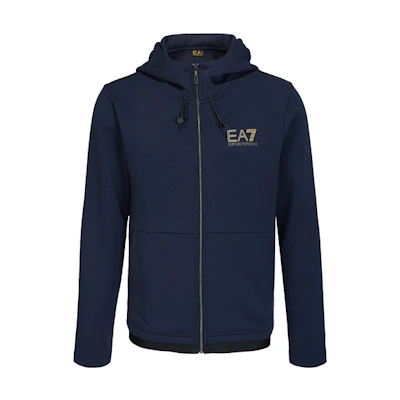 Emporio Armani EA7 Navy Hooded Fashion Zip-Up Jacket 3KPM90-PJ4EZ-1554