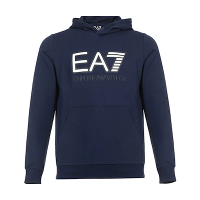 Emporio Armani EA7 Navy Logo Print Hoodie 6HPM62-PJ05Z-0554