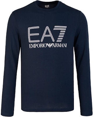Emporio Armani EA7 潮流海軍藍老鷹標誌長袖T恤 3KPT64-PJ03Z-1554 Order Emporio Armani EA7 潮流海軍藍老鷹標誌長袖T恤 3KPT64-PJ03Z-1554