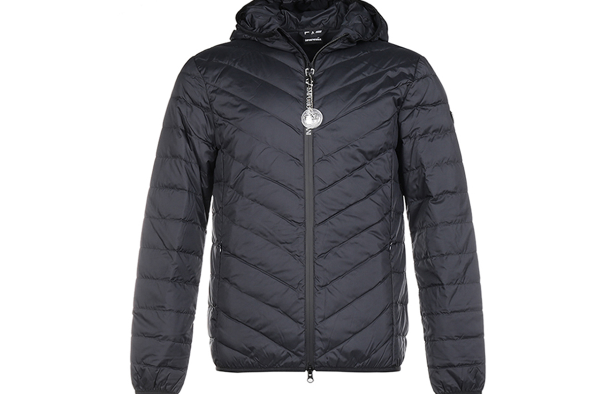 Emporio Armani EA7 Navy Slim Fit Hooded Down Jacket 8NPB07-PNE1Z-1578