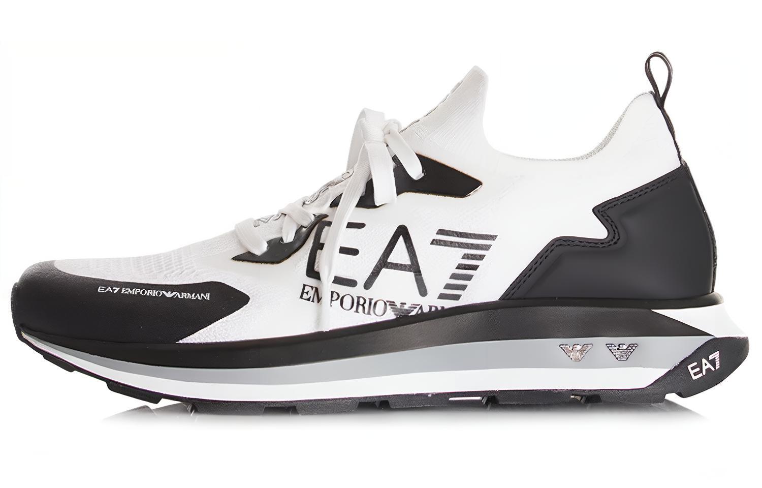 Emporio Armani EA7 Nylon Low-Top 'White Black'