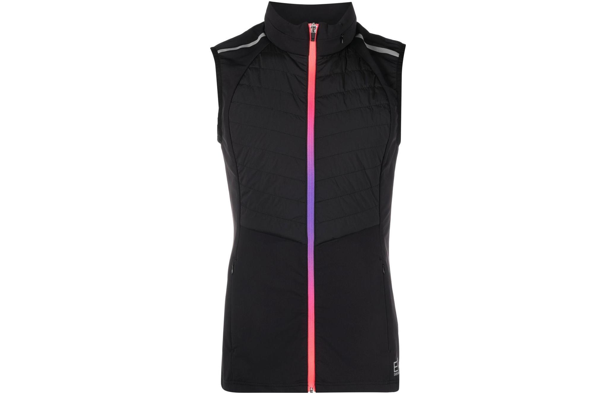 Emporio Armani EA7 Quilted High-Neck Sports Jacket Obsidian Black Men’s 6LTQ01-TJJFZ-1200