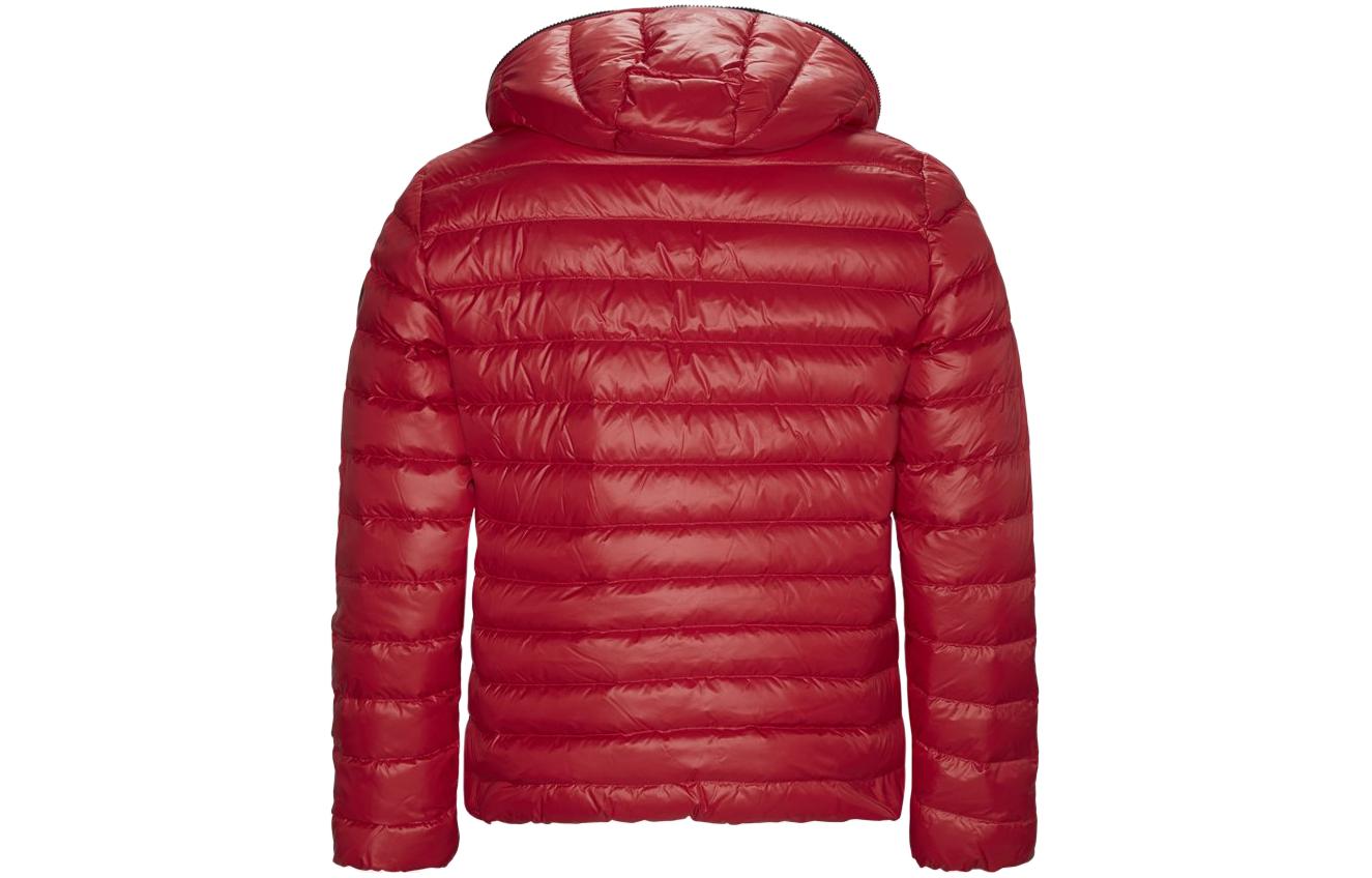 Lookbook Emporio Armani EA7 Red Hooded Down Jacket Zip-Up Outerwear 6GPB66-PNR4Z-1450
