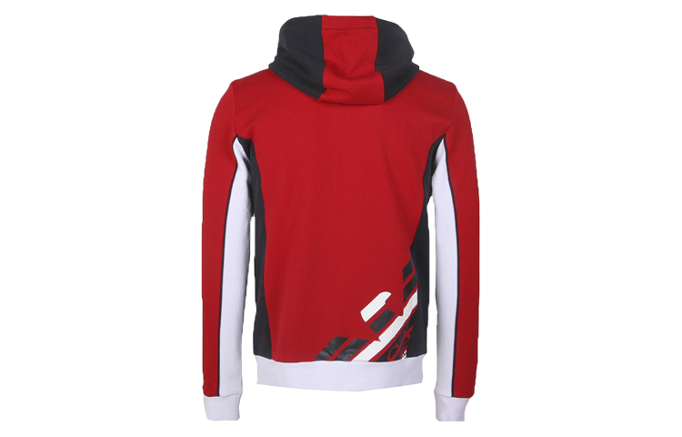 Emporio Armani EA7 Red Logo Hoodie Jacket with Zipper 3GPM85-PJ11Z-1450 圖 4